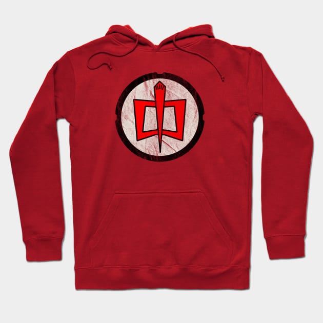 The Greatest American Hero Worn Out Logo Hoodie by Alema Art